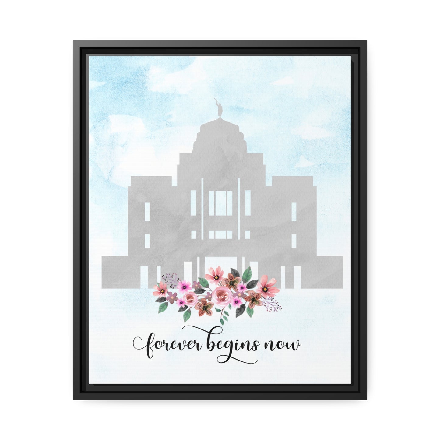 MERIDIAN Forever Begins Now Framed Canvas