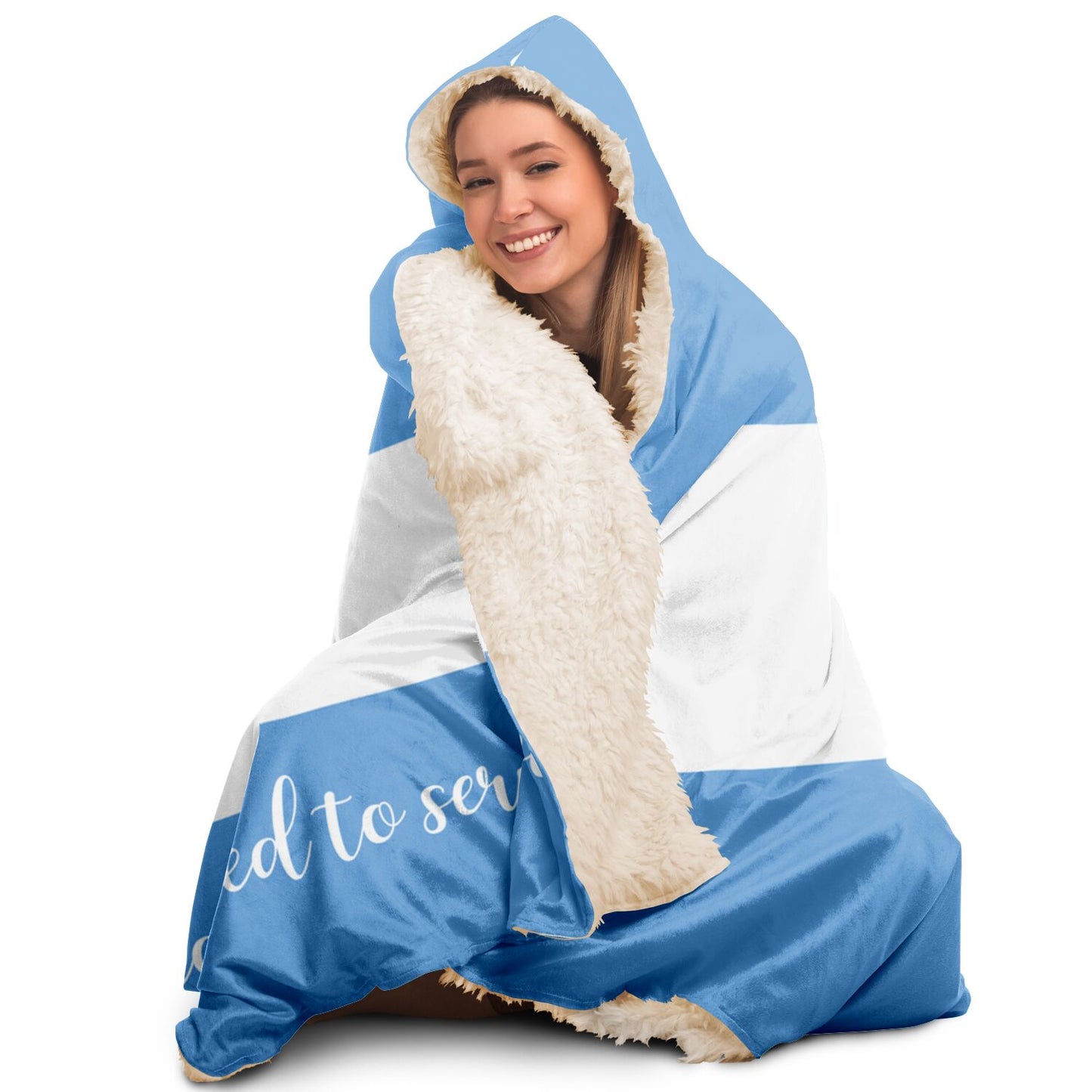 ARGENTINA CALLED TO SERVE Hooded Blanket