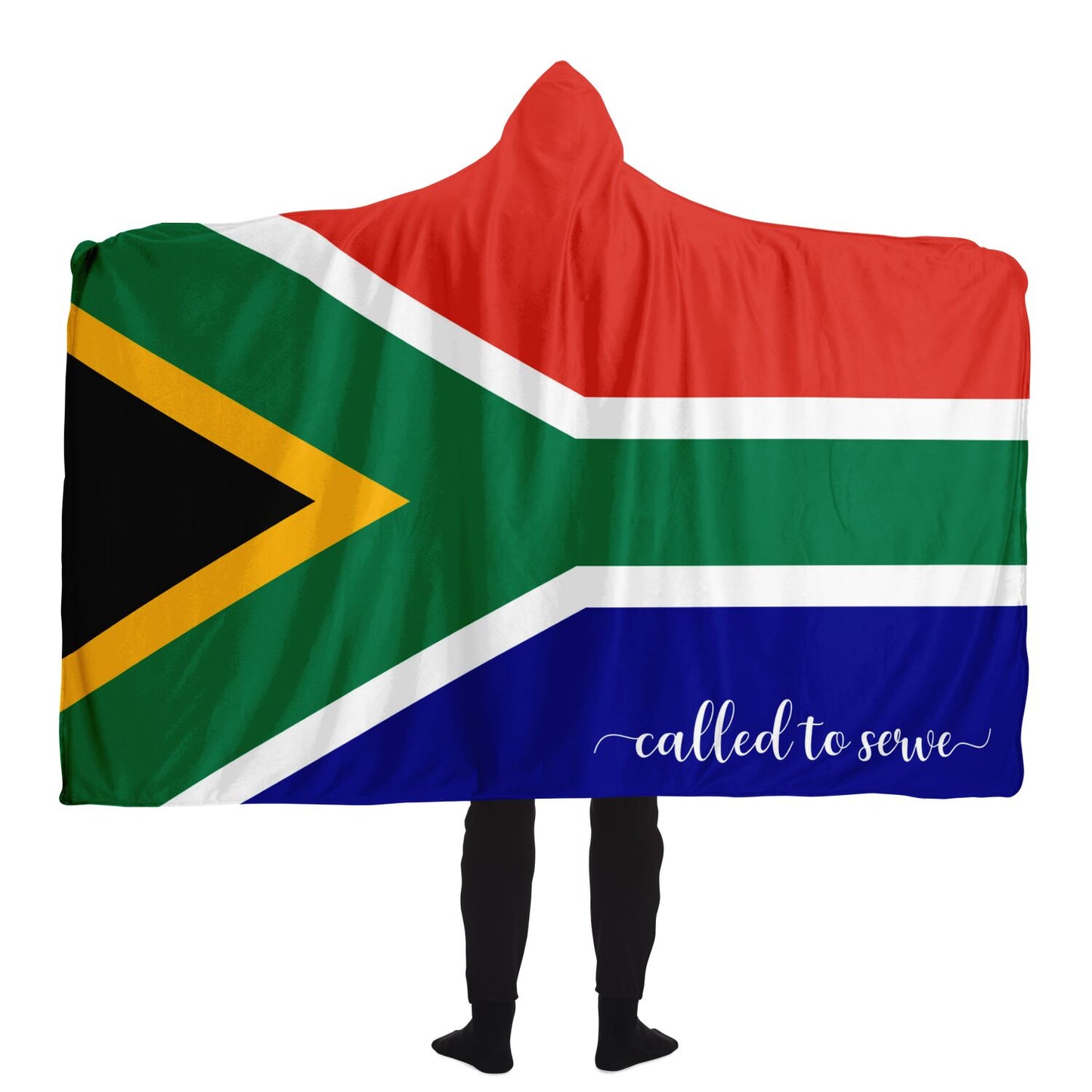 SOUTH AFRICA CALLED TO SERVE Hooded Blanket