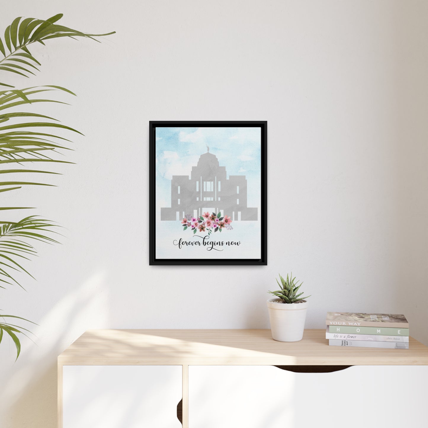 MERIDIAN Forever Begins Now Framed Canvas