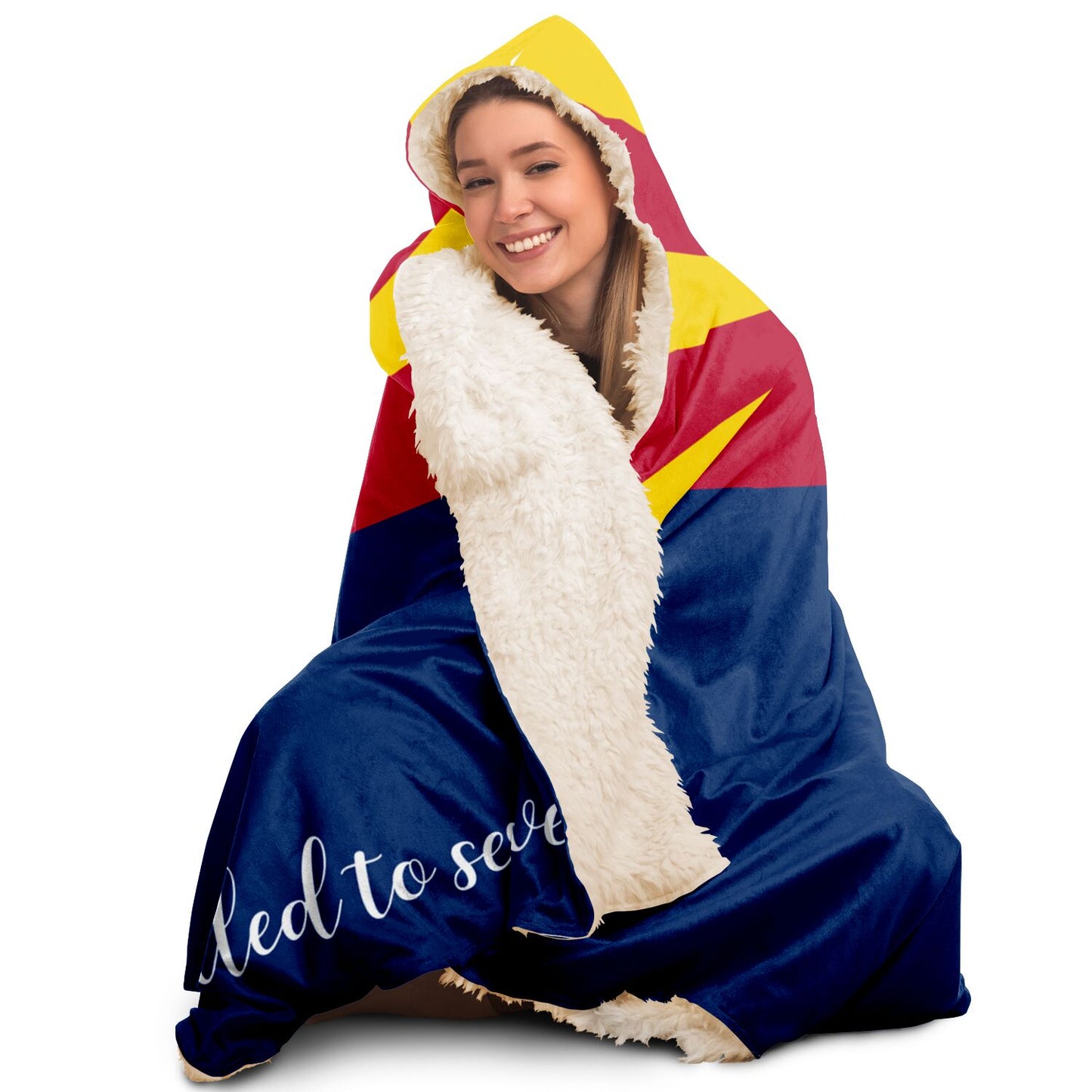 ARIZONA Called to Serve Hooded Blanket