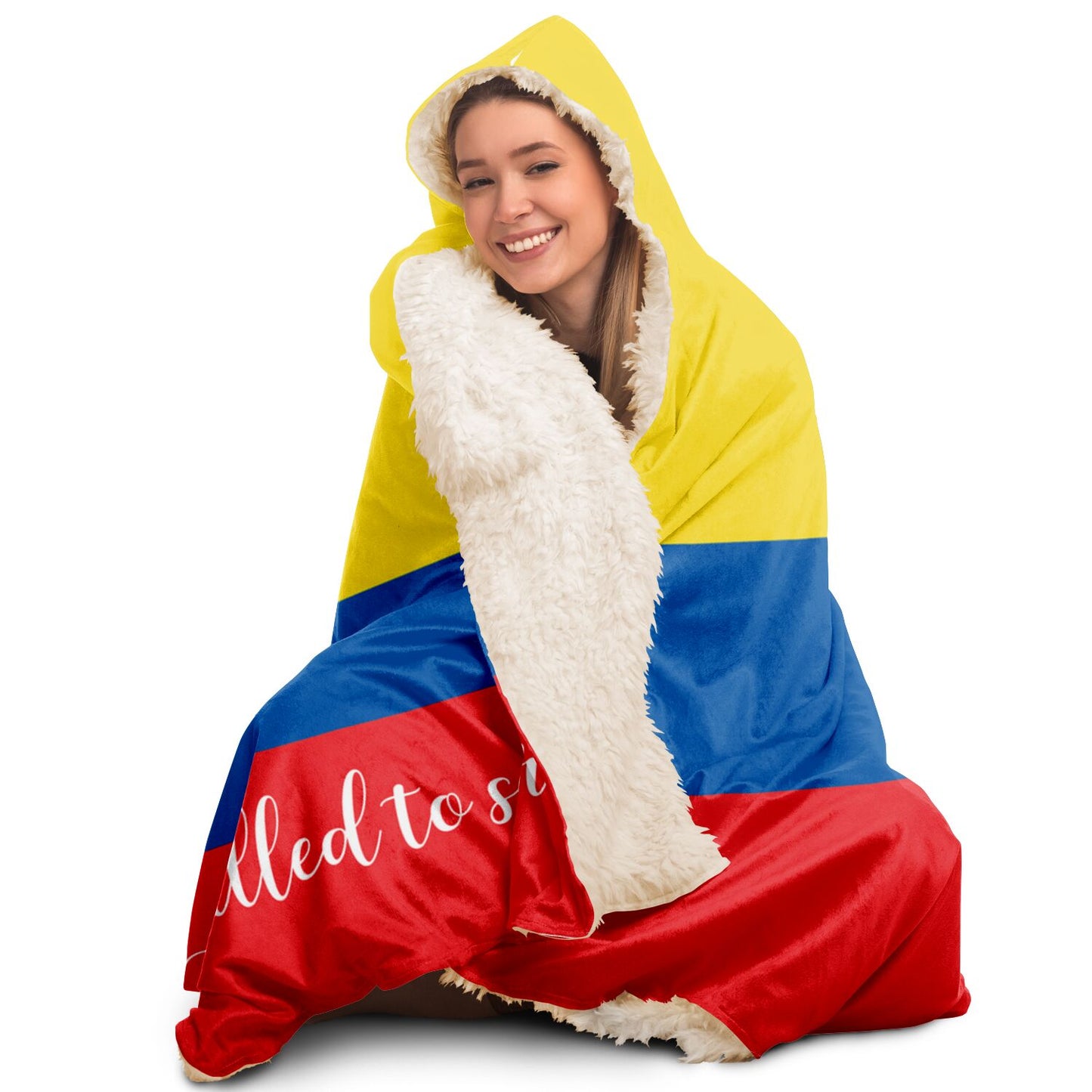 ECUADOR CALLED TO SERVE Hooded Blanket