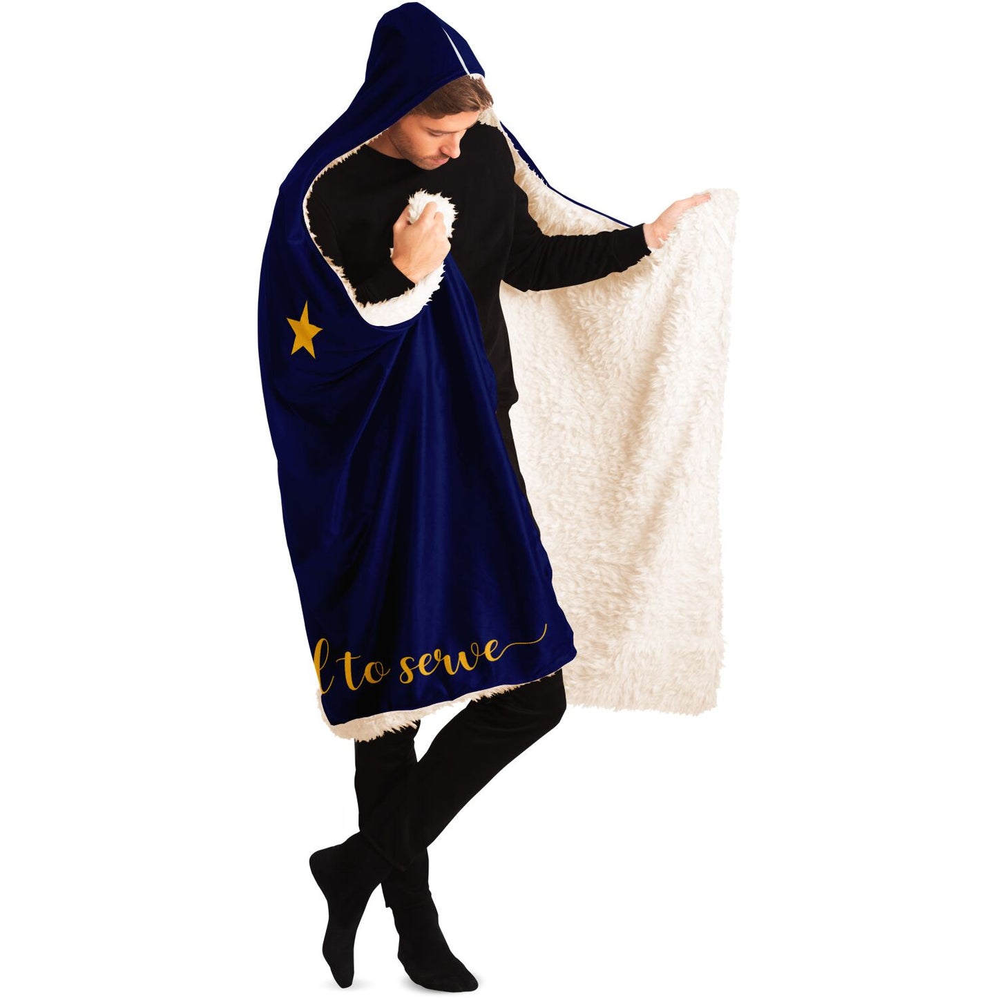 ALASKA CALLED TO SERVE Hooded Blanket