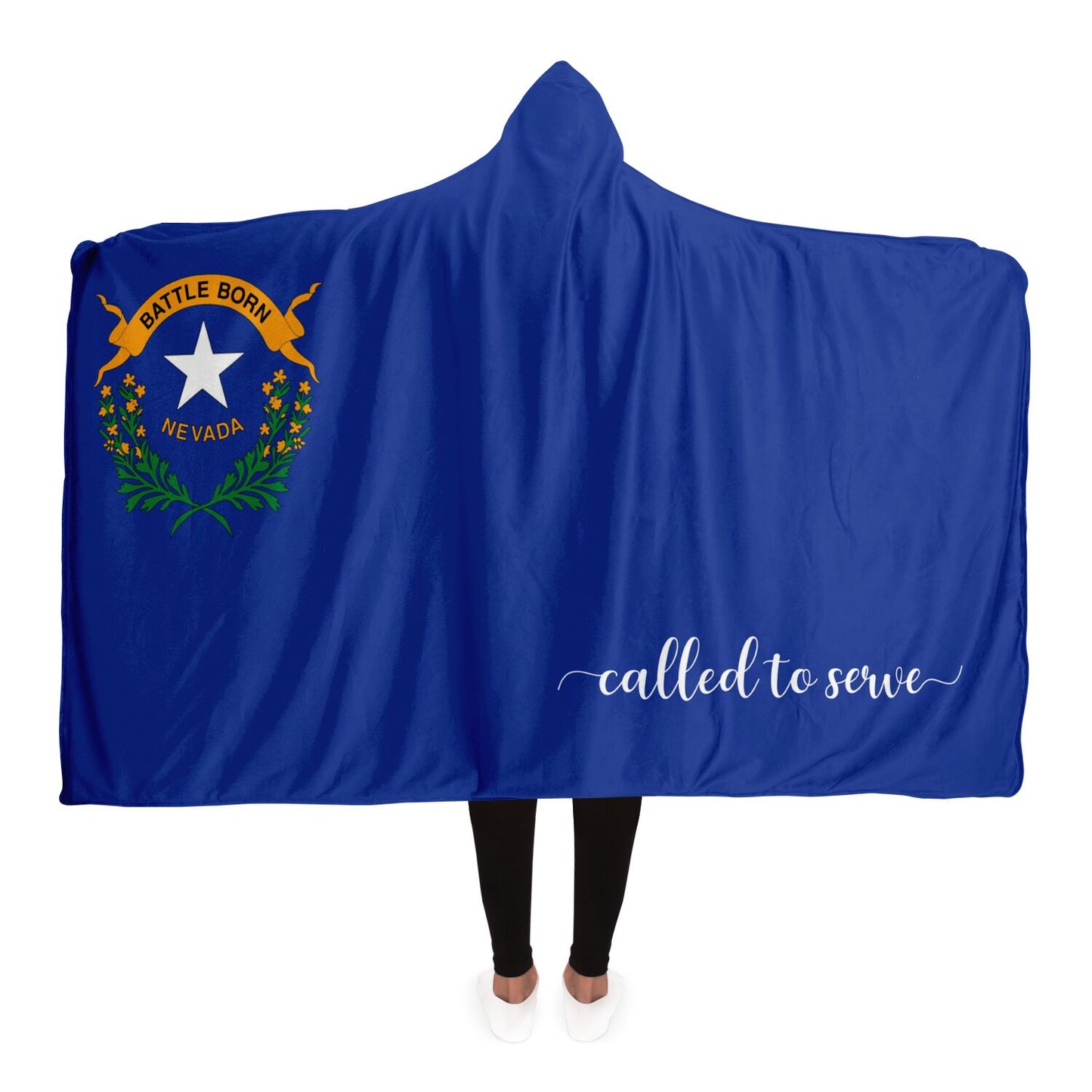 NEVADA CALLED TO SERVE Hooded Blanket