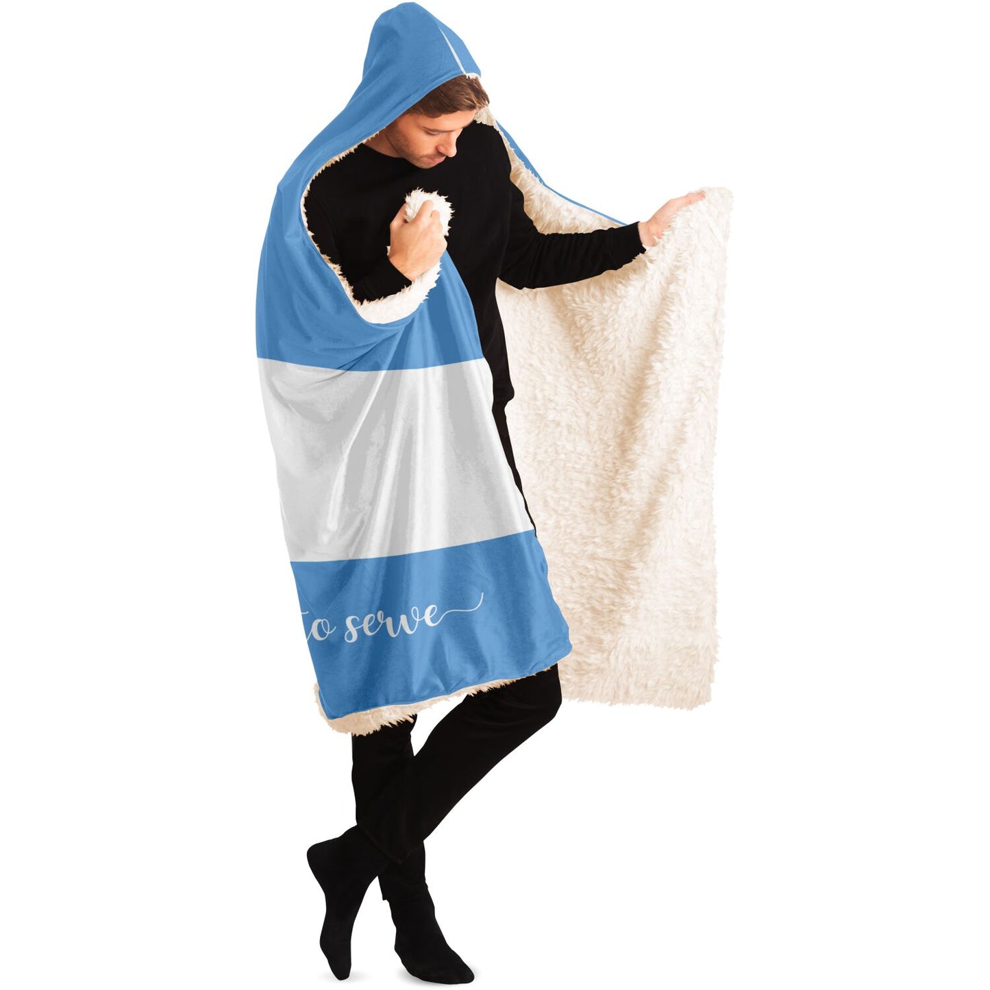 ARGENTINA CALLED TO SERVE Hooded Blanket