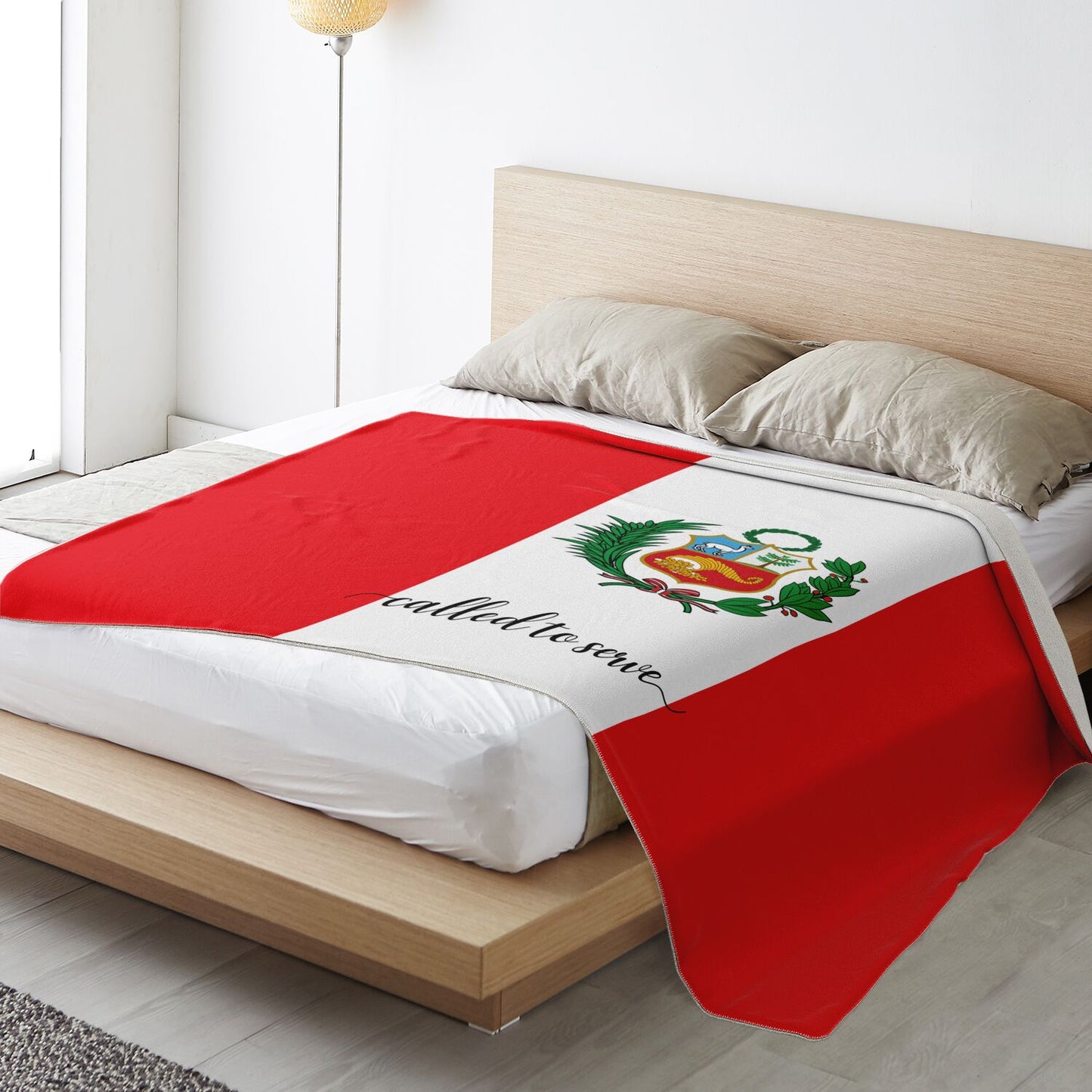 PERU Called to Serve Premium Microfleece Blanket