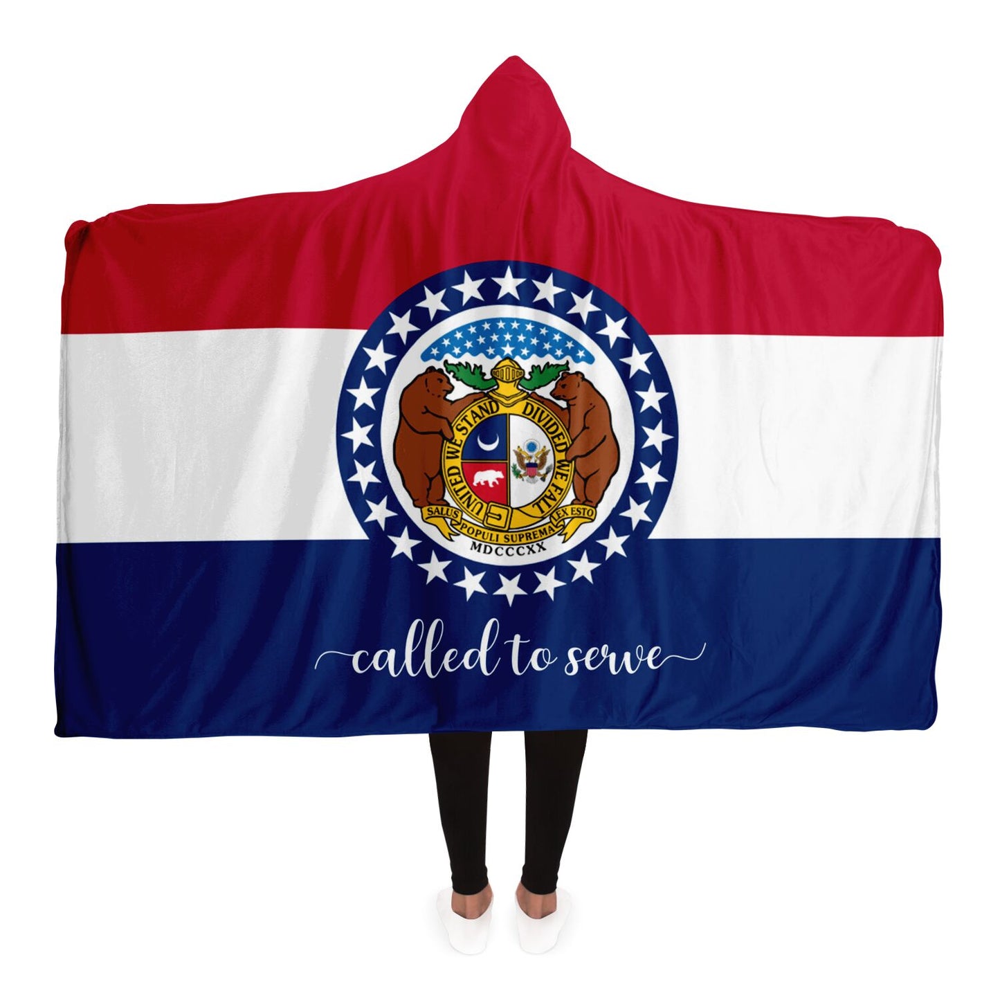 MISSOURI CALLED TO SERVE Hooded Blanket