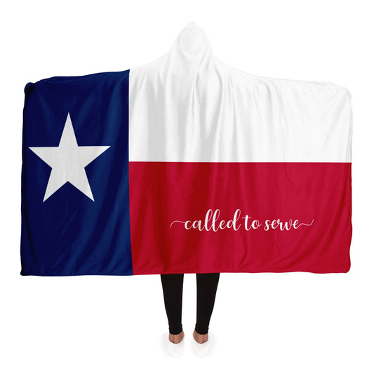 TEXAS Called to Serve Hooded Blanket